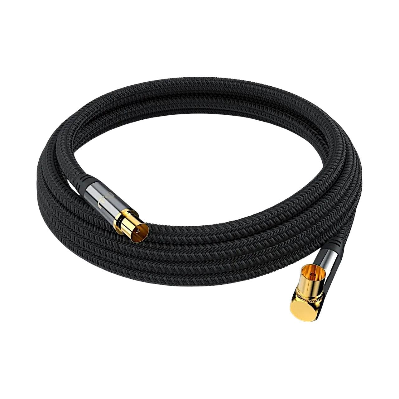 Кабель кутовий коаксіальний Primewire Premium TV Antennenkabel 3 м 75 Ω (37687371)