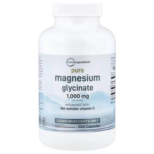Магний Micro Ingredients Pure Magnesium Glycinate 300 капс. (MII-02337)