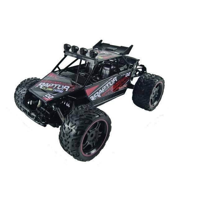 Іграшка на радіокеруванні SUNROZ Crawler King іграшковий джип 1:10 Червоний (SUN2378)
