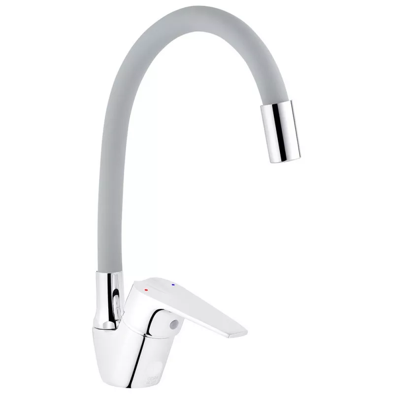 Смеситель для кухни Kroner KRM Odra-C032GRA (2654078336)