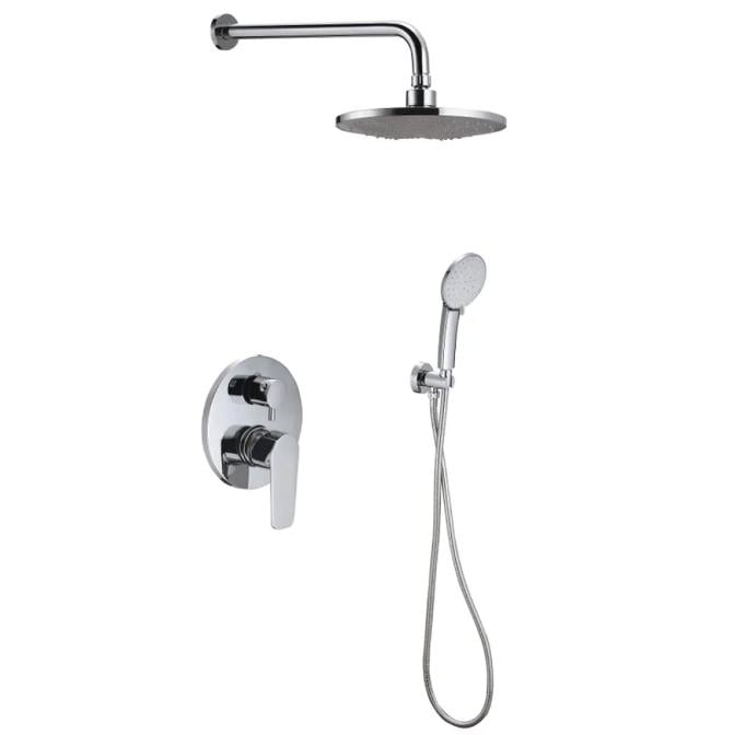 Душова система прихованого монтажу Zegor Troya BGX21-A189 зі змішувачем Хром