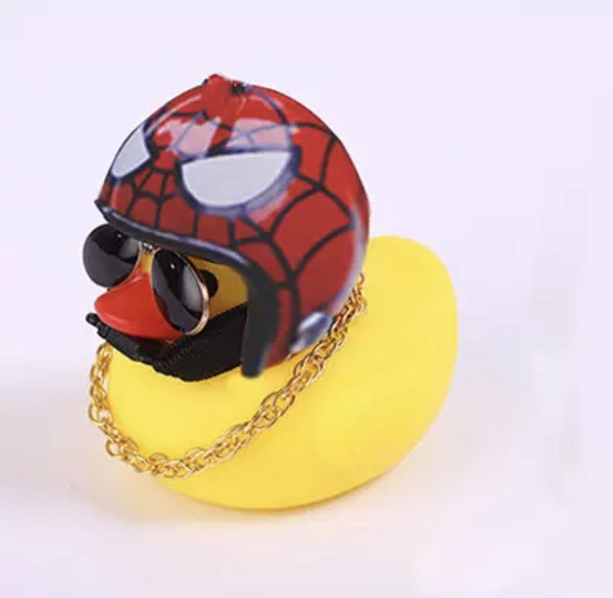 Качка автомобільна з шоломом та кріпленням 5178 Spider Red (4204858) - фото 2 Качка автомобільна з шоломом та кріпленням 5178 Spider Red (4204858) - фото 2