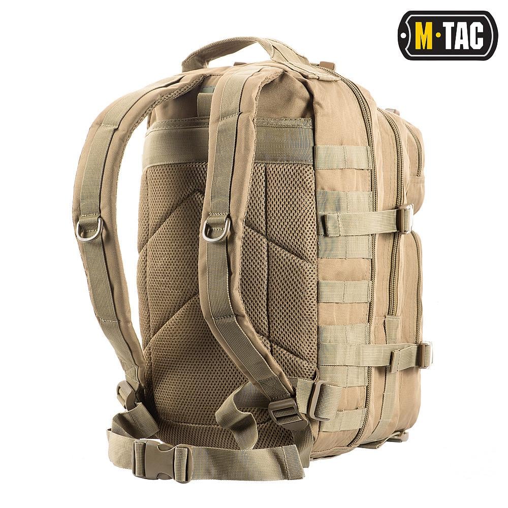 Рюкзак штурмовой M-TAC Assault 30 л 45x27x22 см Койот (9037) - фото 6