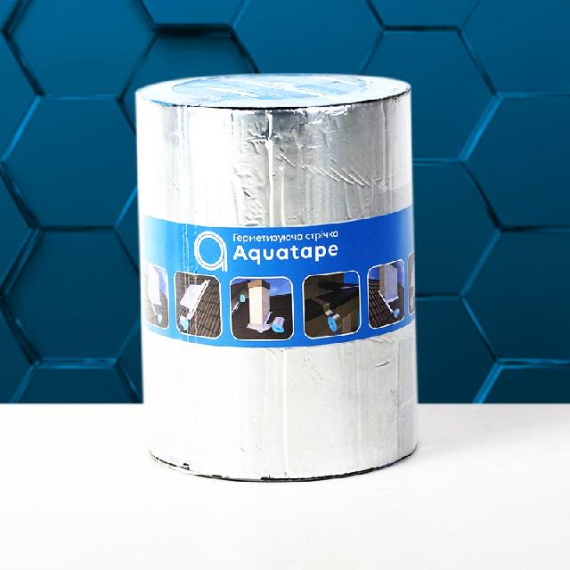 Бітумна стрічка Aquatape 150 мм/10 м Aluminum (28402188)