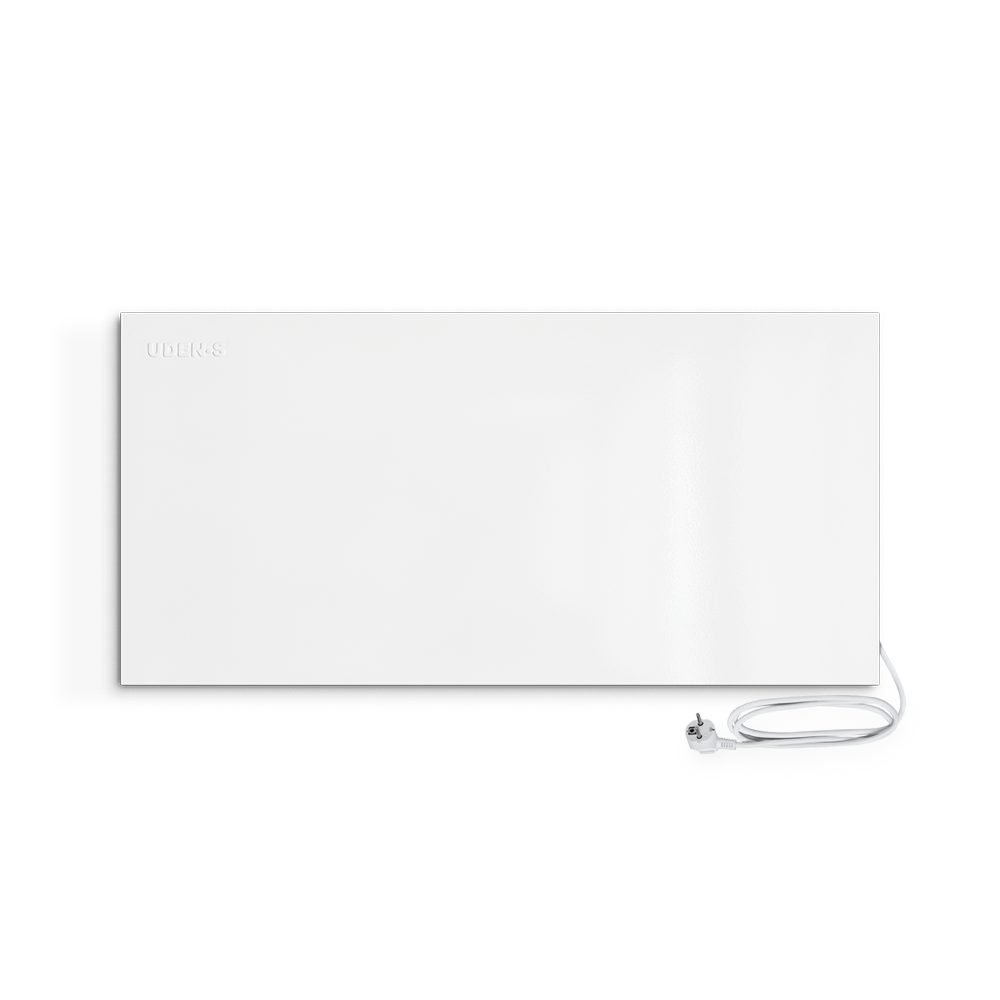 Металлокерамический обогреватель Uden-S-700 со шнуром до 14 м2 978х475 мм Белый (25748318)