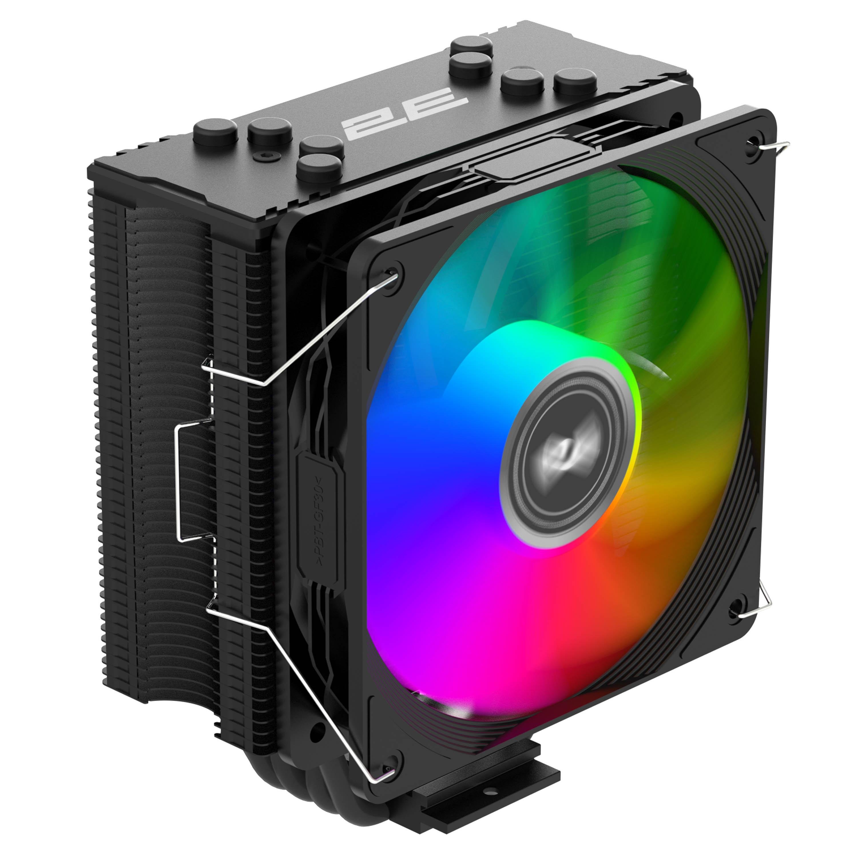Вентилятор 2E GAMING з підсвічуванням ARGB ACN120B-ARGB 120 мм Чорний (628609)