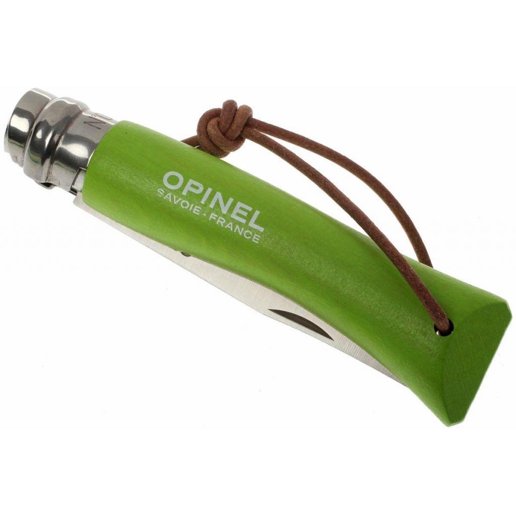 Ніж Opinel №7 Inox VRI Trekking light Green (001442) - фото 4