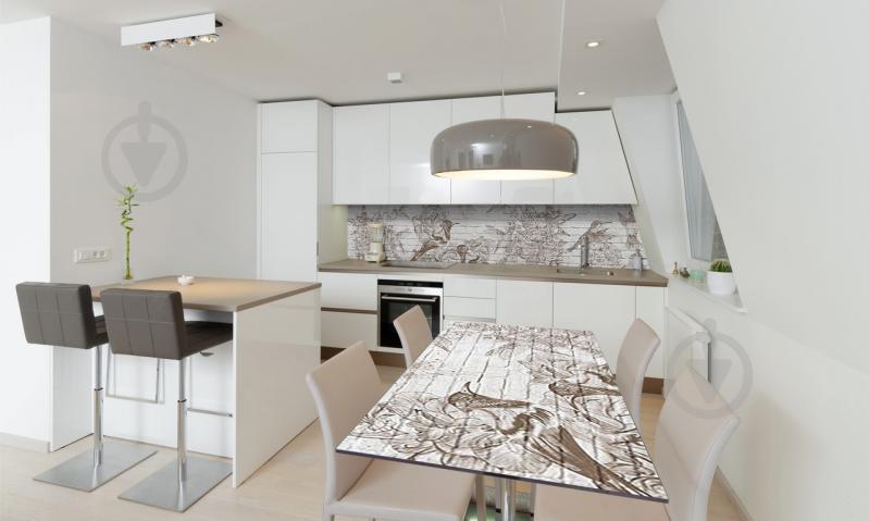 Наклейка виниловая на стол Zatarga «Колибри» 600х1200 мм Z180563st