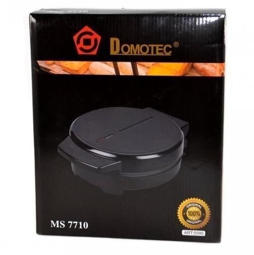 Вафельниця Domotec MS-7710 1000 Вт Чорний (21035475) - фото 4