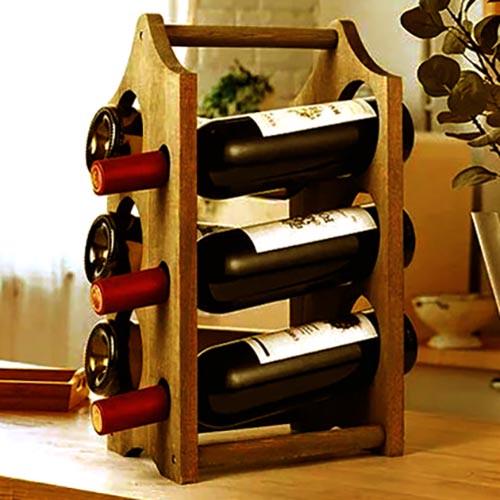 Полка для вина настольная Мириан Охра (Впс-005404)