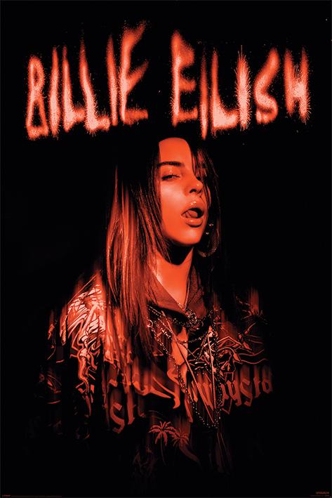 Постер плакат Билли Айлиш/Billie Eilish Sparks 61x91,5 см