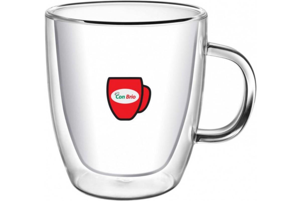 Набір чашок Con Brio із подвійним дном 230 мл 2 шт. (04a95a8f)