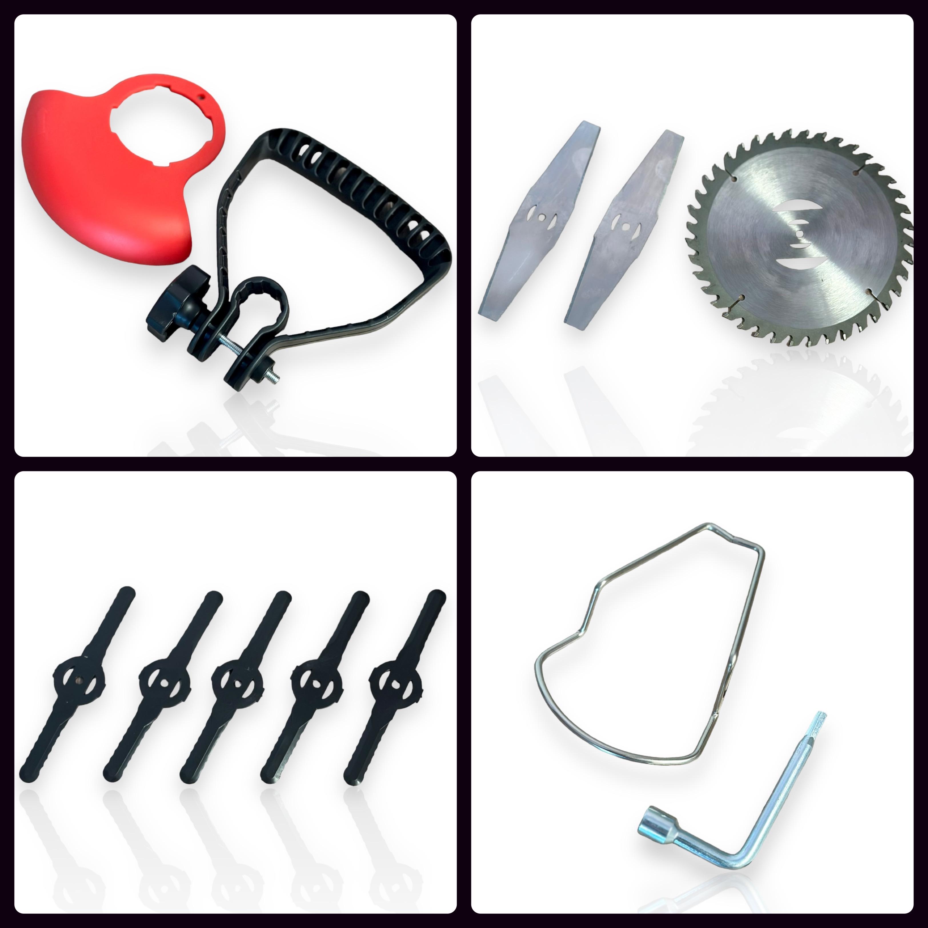 Триммер аккумуляторный 48V/2Ah для травы и кустов 2 АКБ - фото 7