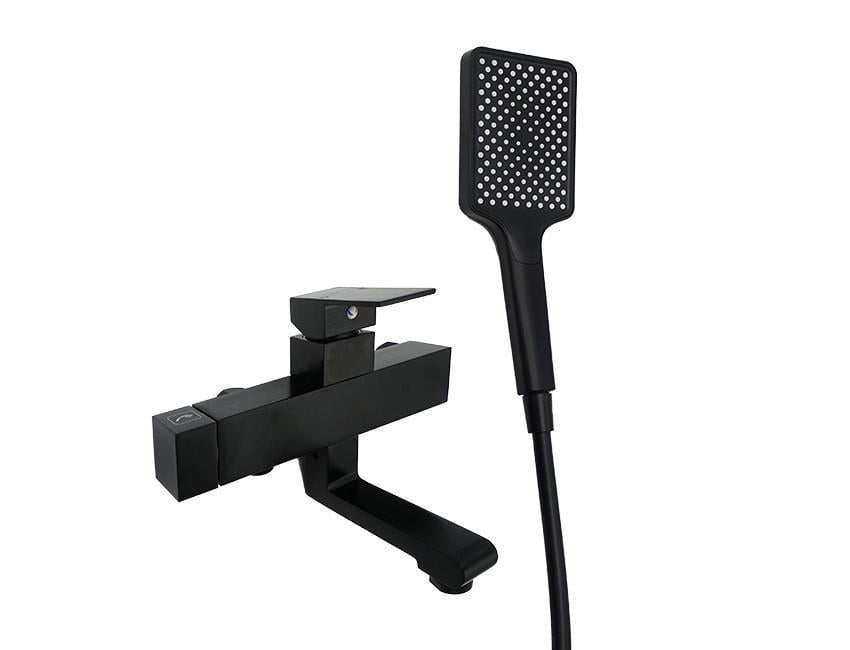 Смеситель для ванны Millz MRS-AL-E1 излив 14 см Черный (ТР-00026974)