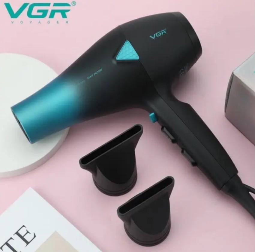 Фен для волосся VGR V-455 2 режими 2000 Вт Синій (2390000038) - фото 4