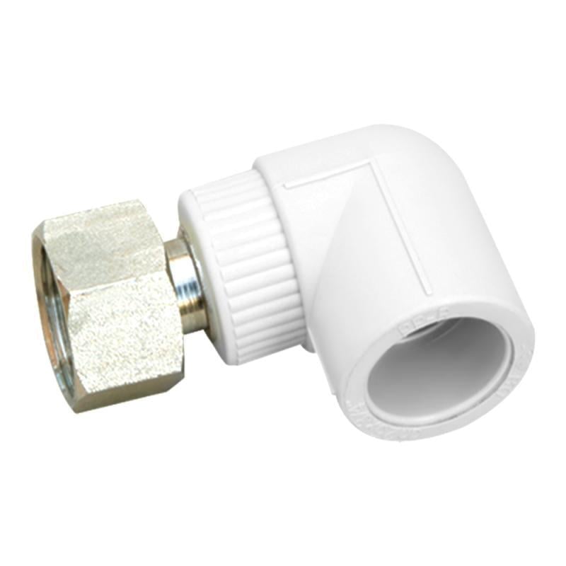 Уголок Blue Ocean PPR с накидной гайкой/ВР с латунным штоком 25 мм х 3/4" 90° (SD00042185)