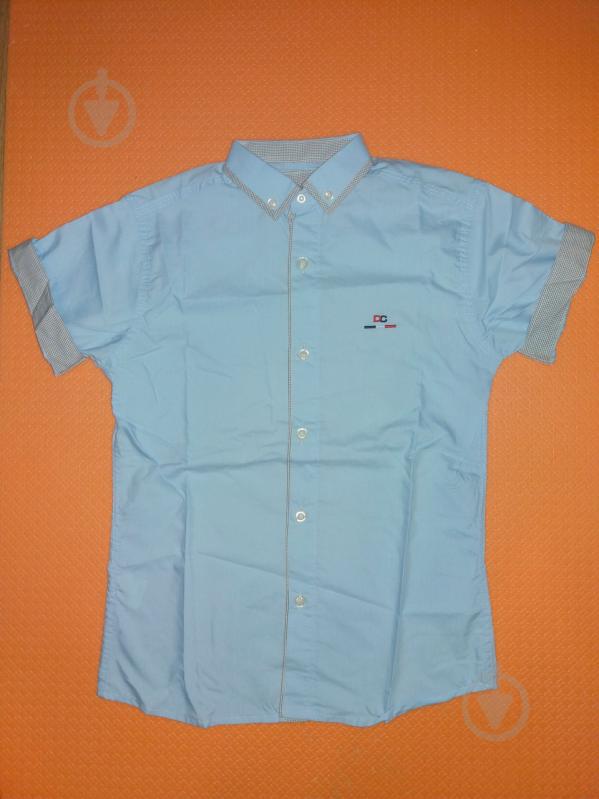 Рубашка Dast Gardin короткий рукав 134 см Голубой (ю110)