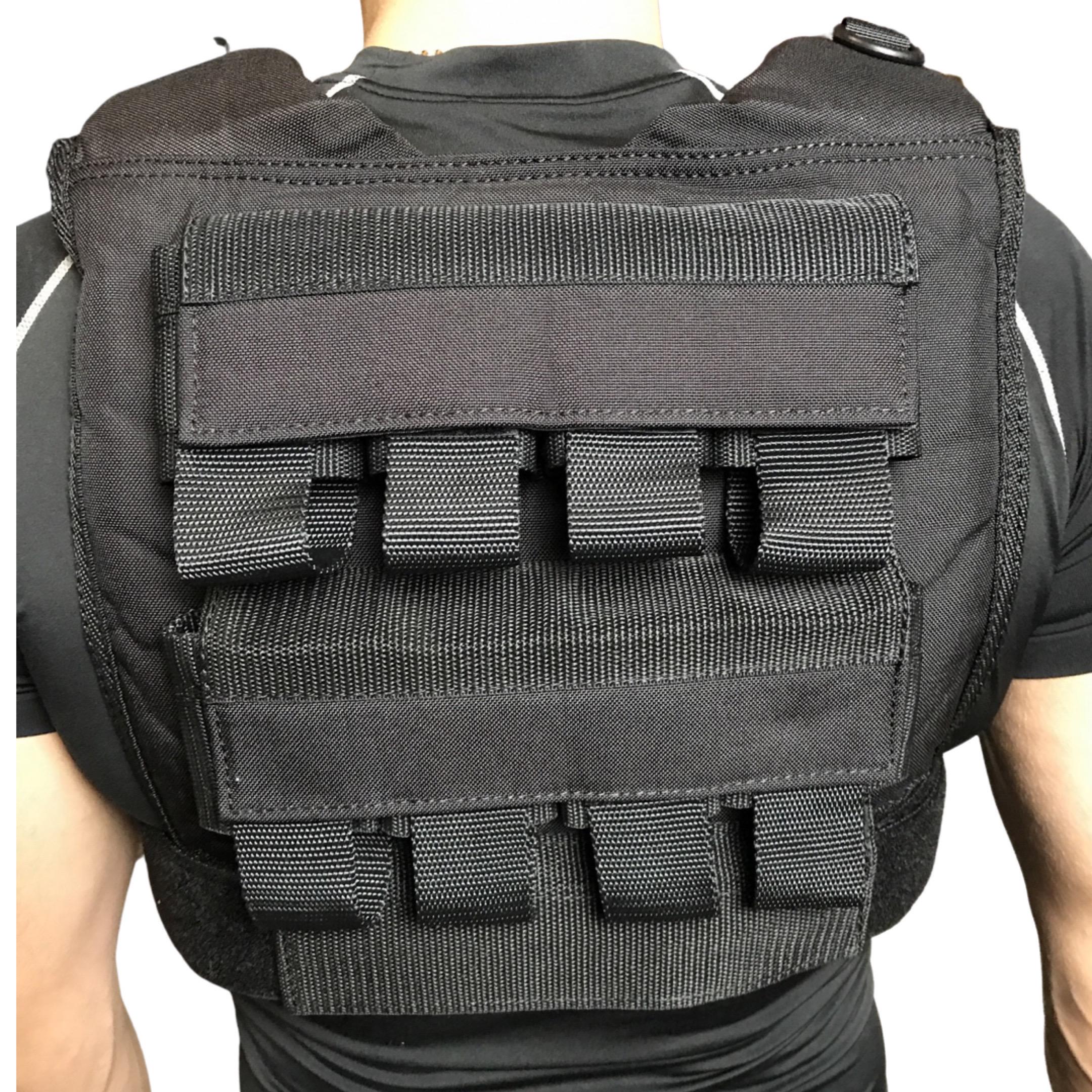 Жилет утяжелитель для тренировок IRONWOD 16 кг Черный (JW-WS016) - фото 6 Жилет утяжелитель для тренировок IRONWOD 16 кг Черный (JW-WS016) - фото 6