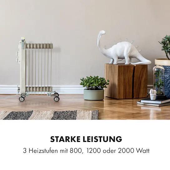 Масляний обігрівач мобільний KLARSTEIN Thermaxx Retroheat 2000 Вт (10035080) - фото 8 Масляний обігрівач мобільний KLARSTEIN Thermaxx Retroheat 2000 Вт (10035080) - фото 8