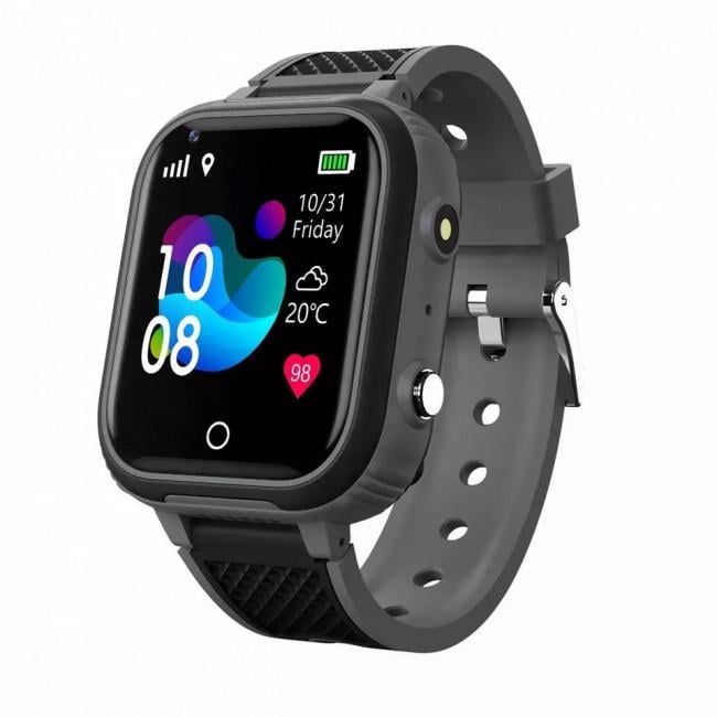 Смарт-часы детские Lemfo LT21 GPS видеозвонком Черный 4G (26389311)