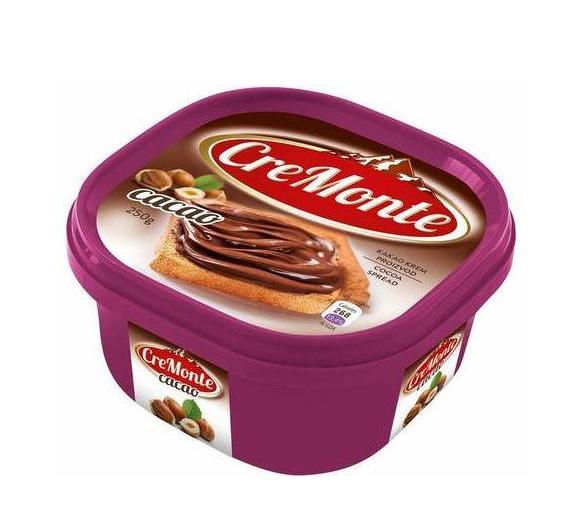 Паста горіхово-шоколадна CreMonte Cacao 250 г (11524)