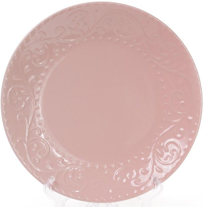 Набор обеденных тарелок Leeds Ceramics 6 шт. 27,5 см Розовый