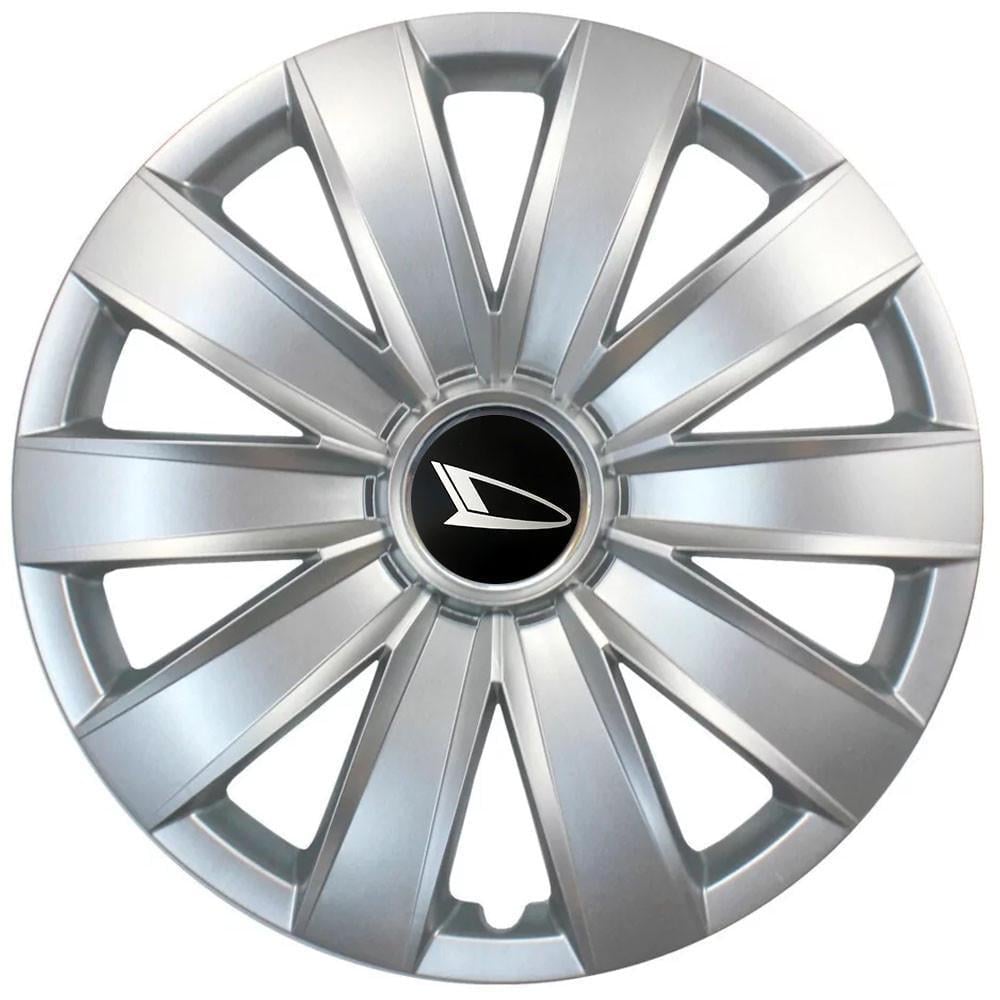 Колпаки SJS с логотипом Daihatsu 421 R16 4 шт. Серебряный (31006286)