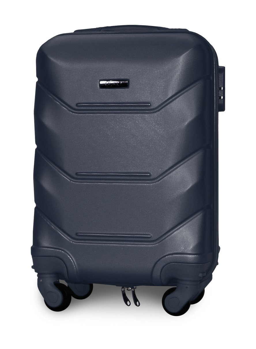 Валіза ручна поклажа Fly К147 міні на 4 колесах 53х33х19 см Темно-синій