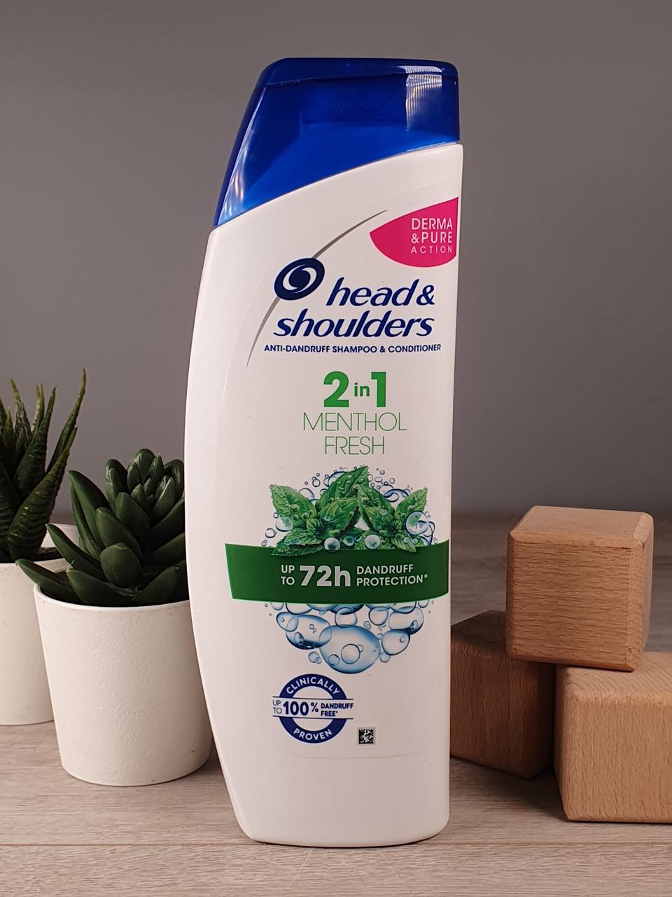 Шампунь-бальзам для волос Head&shoulders 2в1 mentol fresh 360 мл (1881172553)