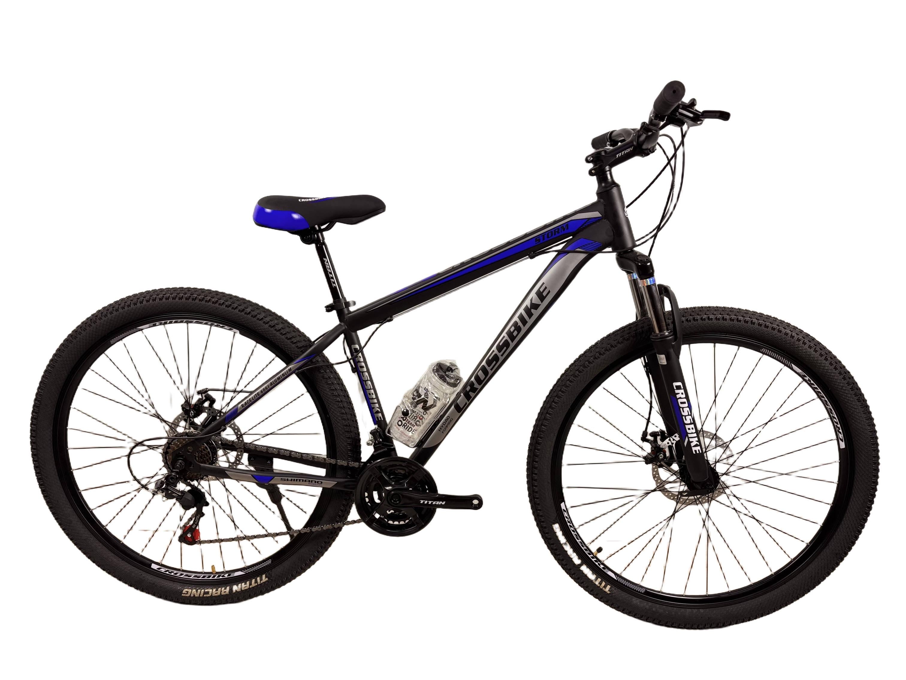 Велосипед CrossBike Storm 29" 17" Черно-Синий