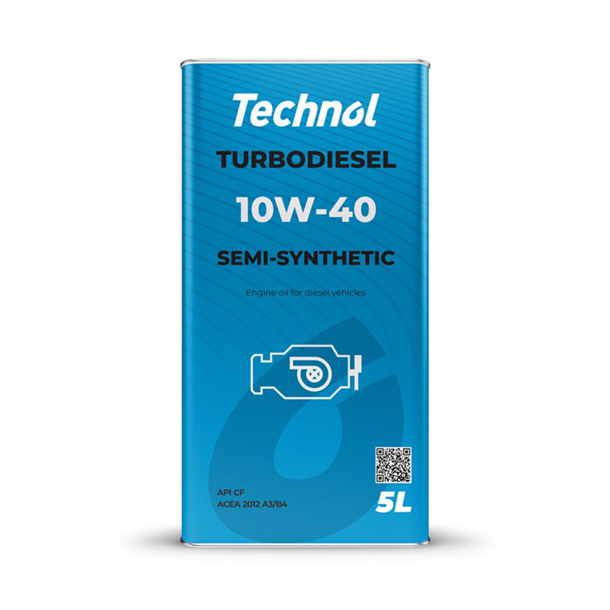 Моторное масло Technol Turbodiesel 10W-40 5 л