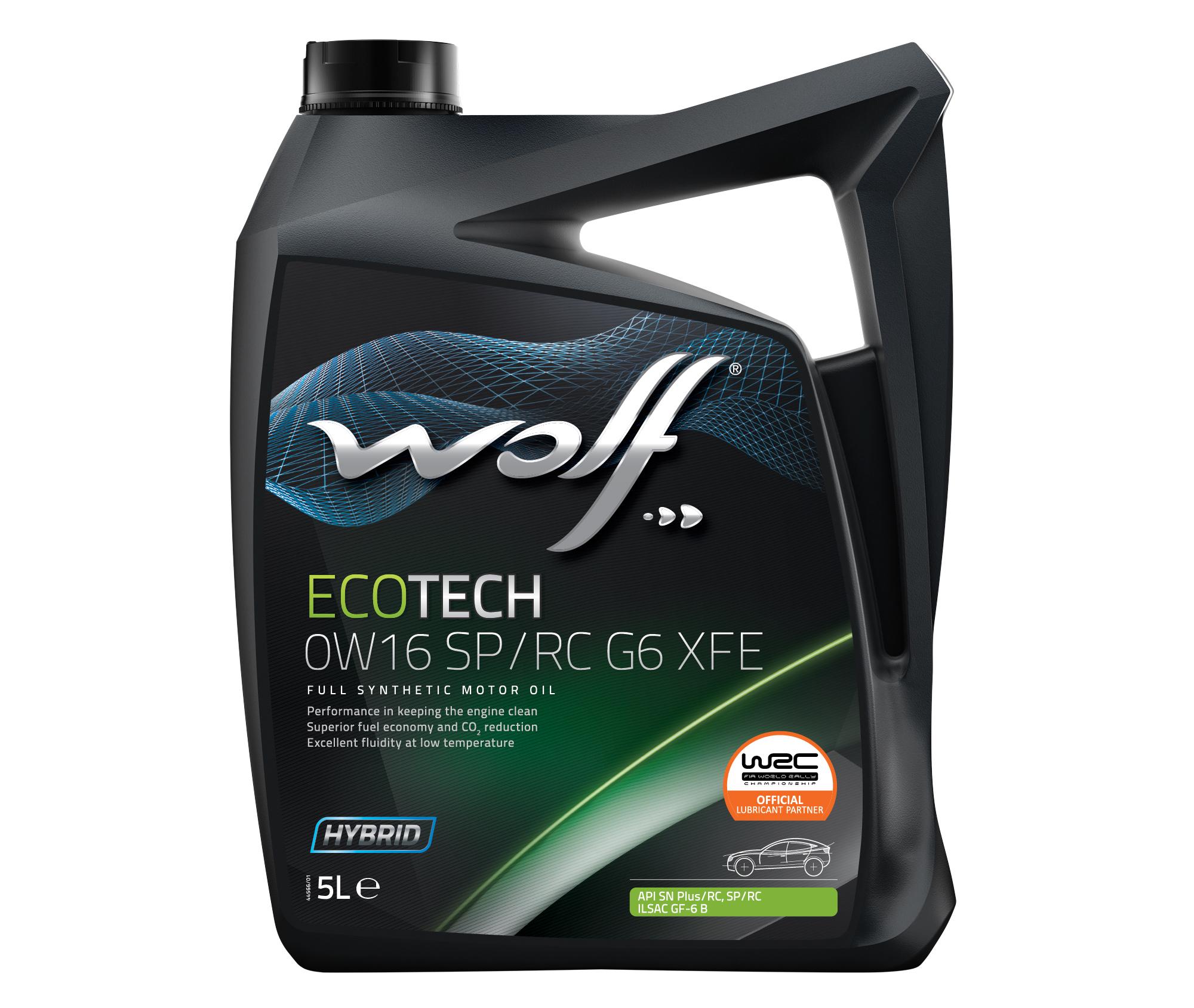 Мастило моторне Wolf Ecotech 0W16 SP/RC G6 XFE 5 л