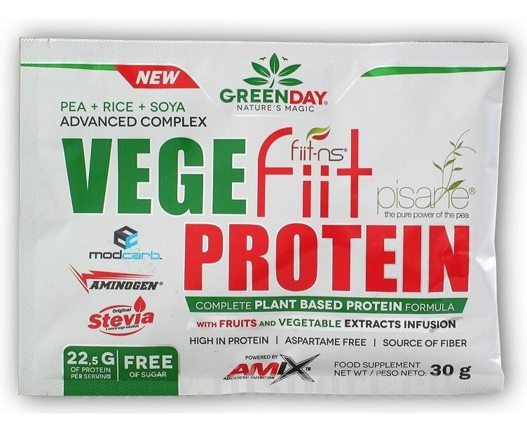 Протеин Amix Nutrition GreenDay Vege-Fiit Protein 30 g Double Chocolate