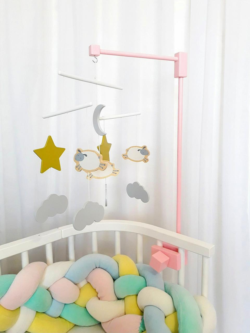 Крепление для детского мобиля Розовый (BWW-006)