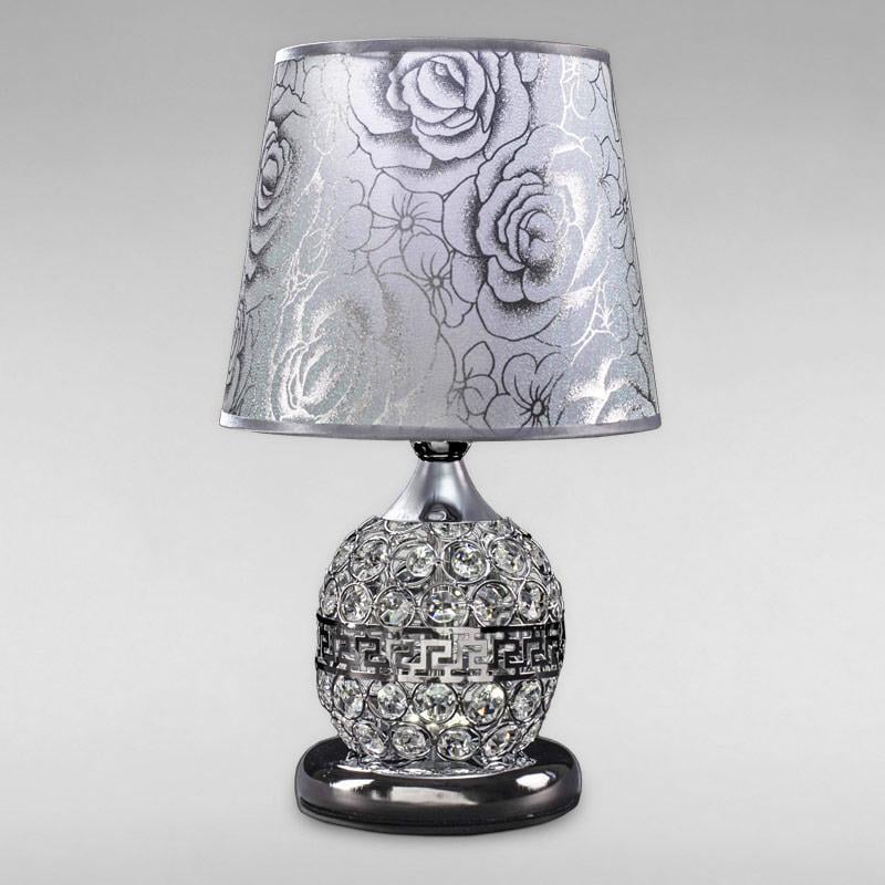 Настольная лампа с абажуром Light House SG-18207/1T 350х200 мм Черный/Хром