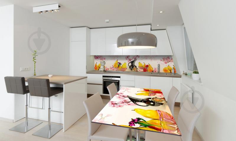 Наклейка виниловая на стол Zatarga «Сакура и Груши» 650х1200 мм Z180596/1st