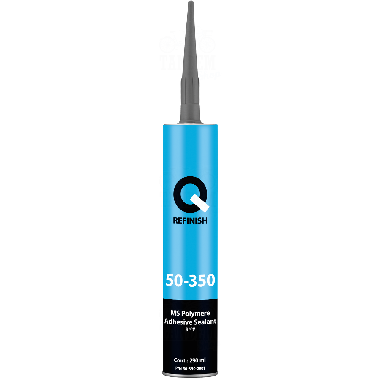 Герметик полімерний Q-REFINISH 50-350 MS 290 мл Сірий