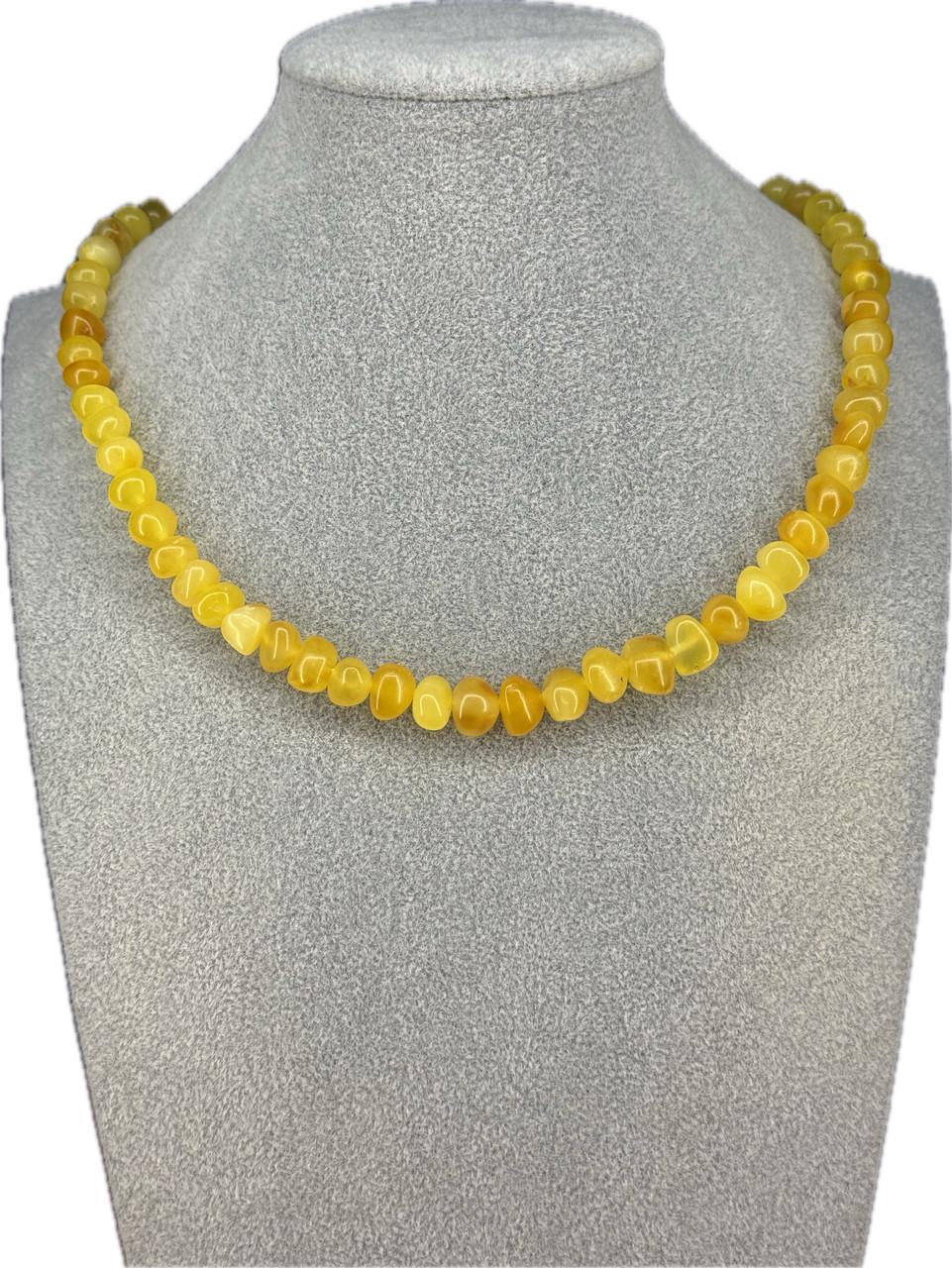 Бусы из янтаря лечебные 49 см (н-645)