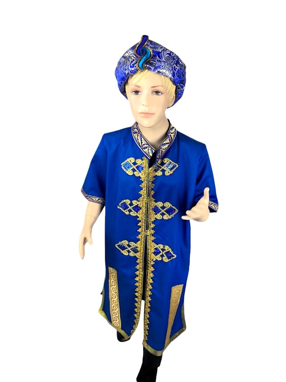Карнавальний костюм дитячий Султана 110 см Синій