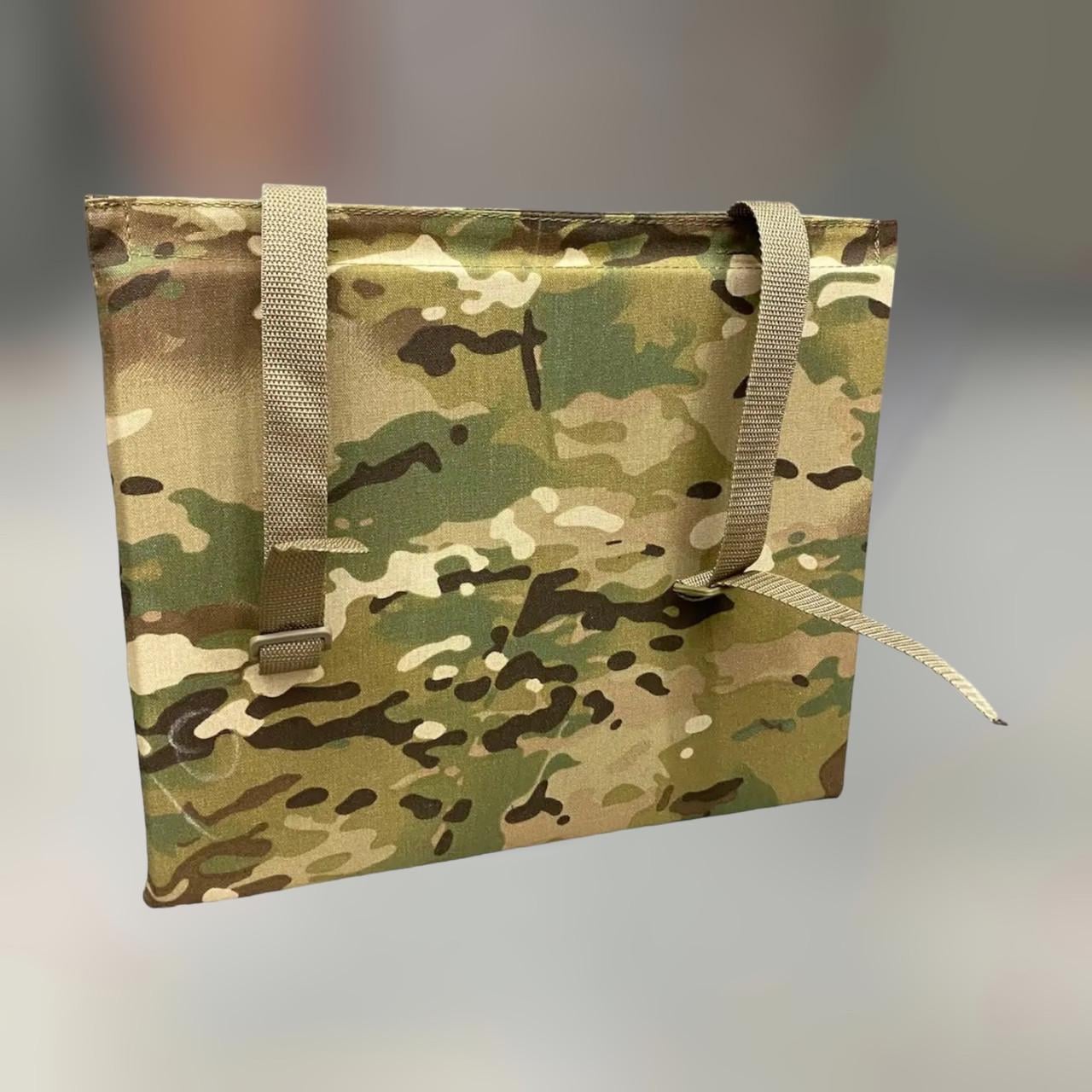 Каремат одинарный WinTac Cordura 1000D крепежные шлейки 350х300х20 мм Мультикам (243553)