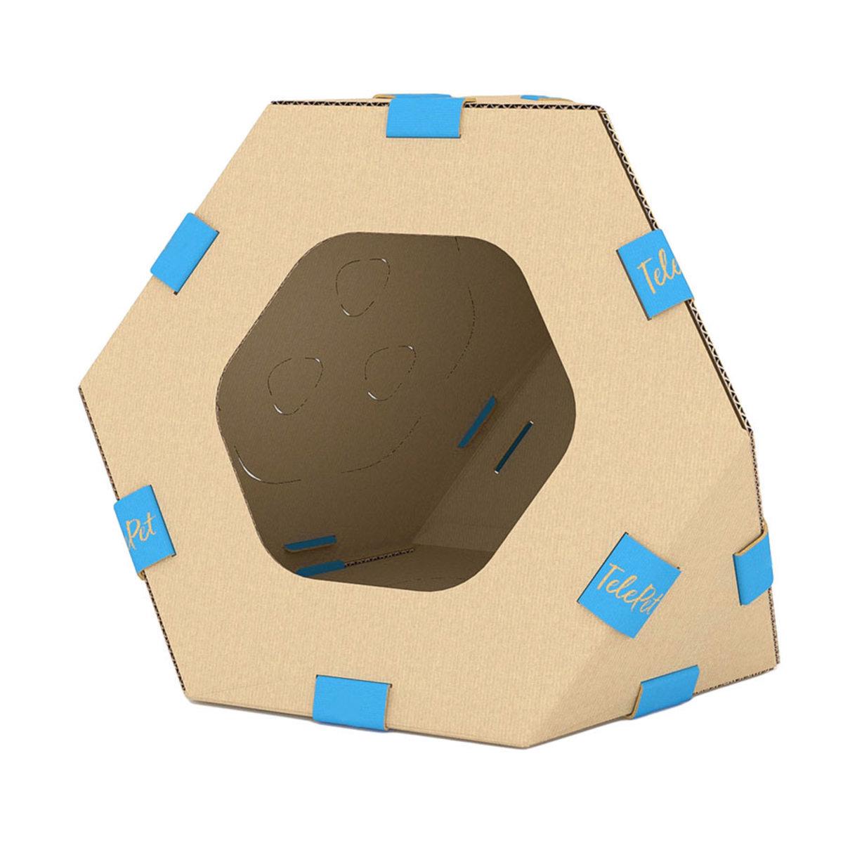 Домик для кошек ТелеПэт 440х440х370 мм (9072 Col)