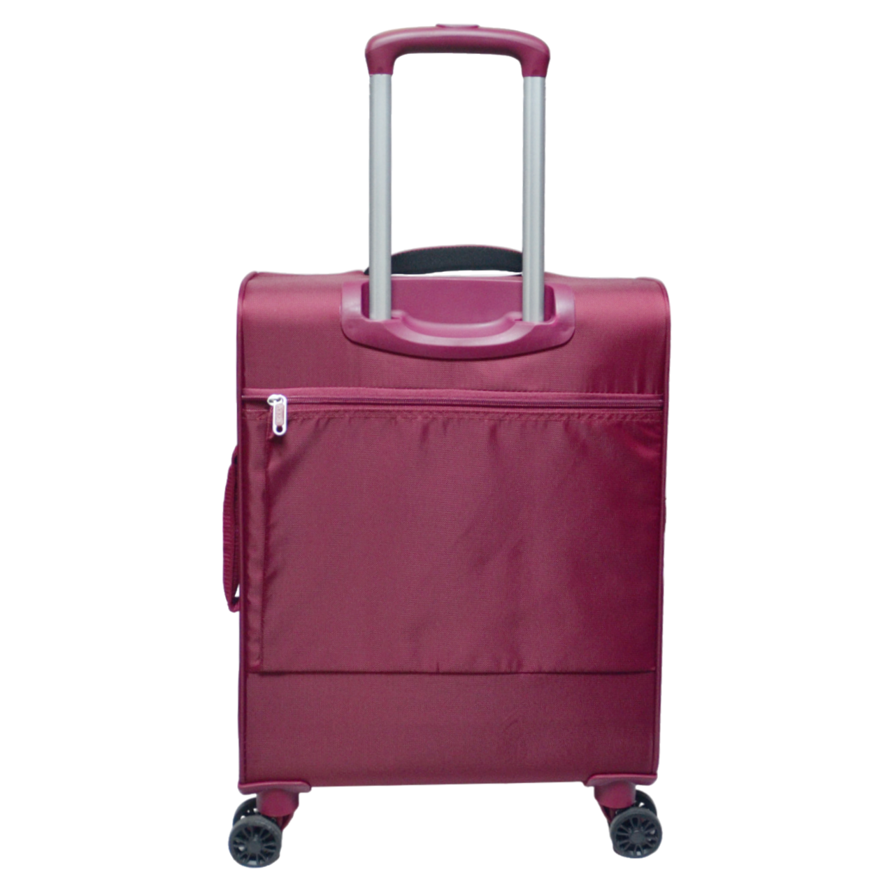 Валіза Goby London GB-3004/24 текстильна з кишенями 4 колеса замок TSA 24" 65 л Red (2503870069) - фото 4 Валіза Goby London GB-3004/24 текстильна з кишенями 4 колеса замок TSA 24" 65 л Red (2503870069) - фото 4