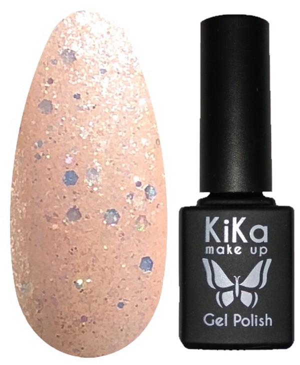 Гель-лак Kika №219 с блестками 8,5 мл Бежевый (KGP-219)