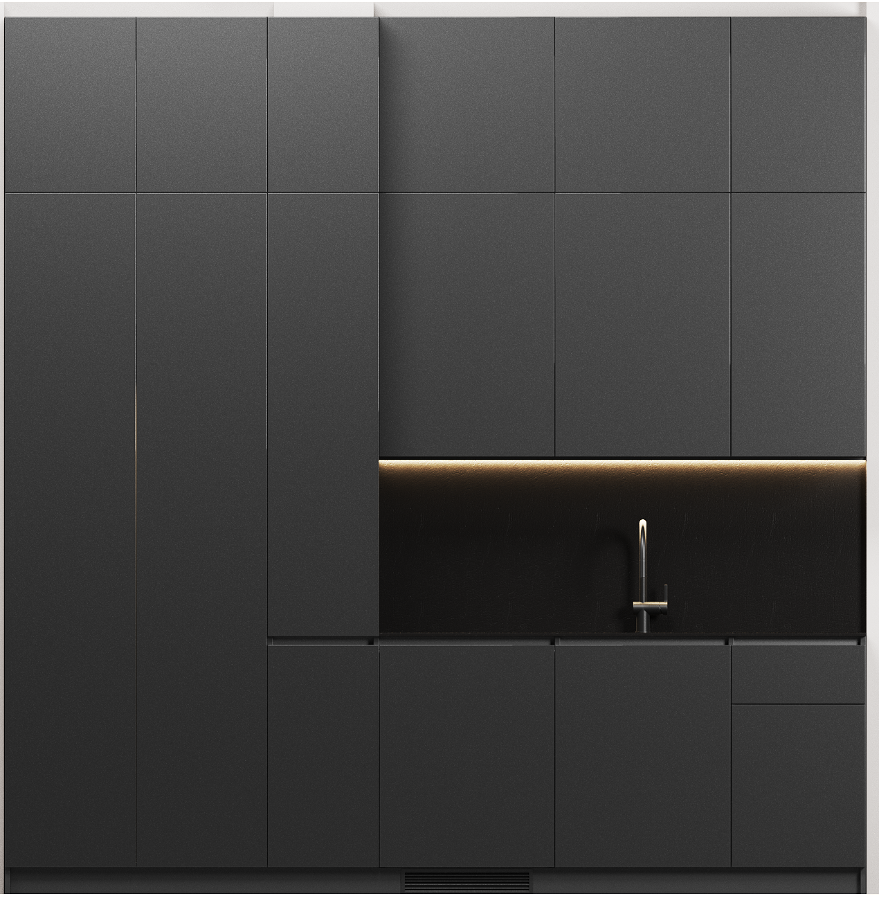 Кухня офісна ProLine зі стільницею 2900 см Антрацит металік (26624160)