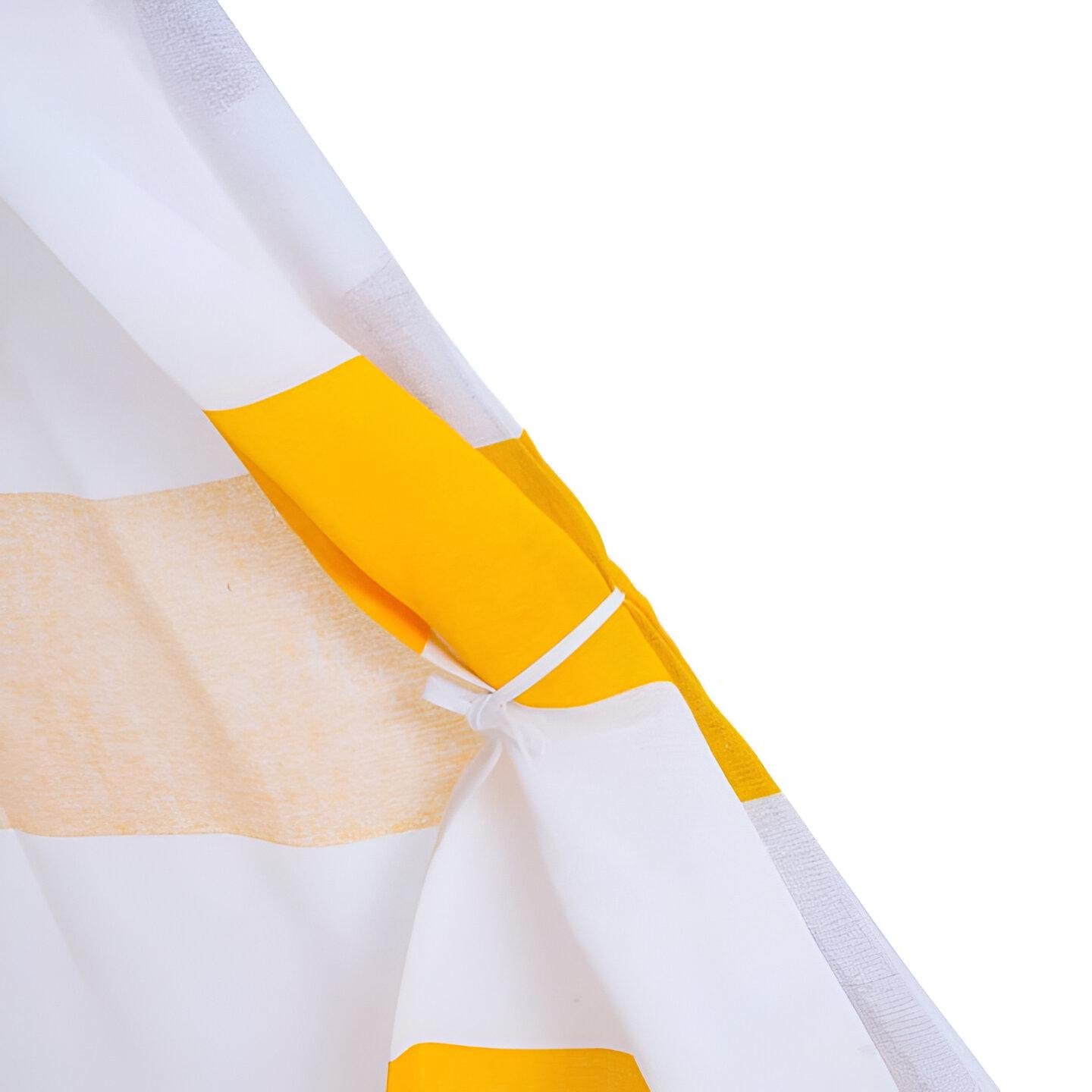 Детская палатка-вигвам K 2114 150х120х135 см Желто-белый - фото 2 Детская палатка-вигвам K 2114 150х120х135 см Желто-белый - фото 2