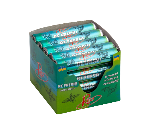 Леденцы ROKS BE FRESH! мята/эвкалипт 30 г 20 шт. (302)