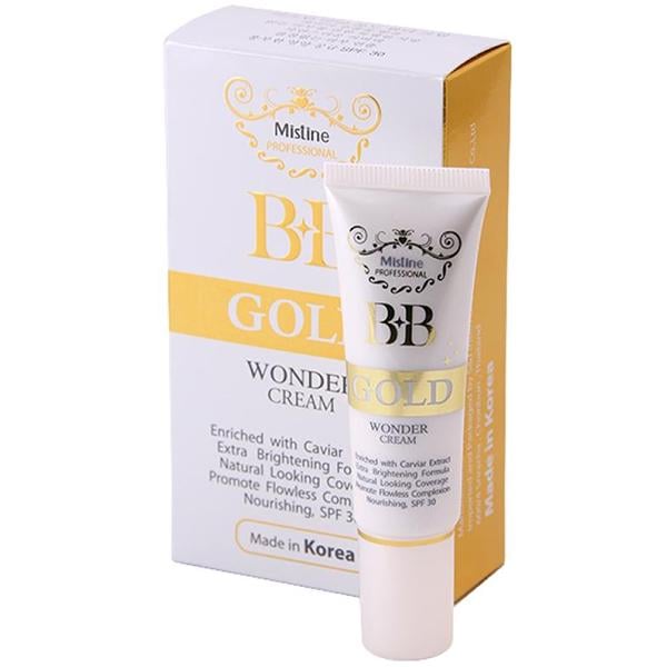 Профессиональный ВВ крем Mistine Gold Wonder с SPF-30 для сухой кожи 15 гр - фото 1