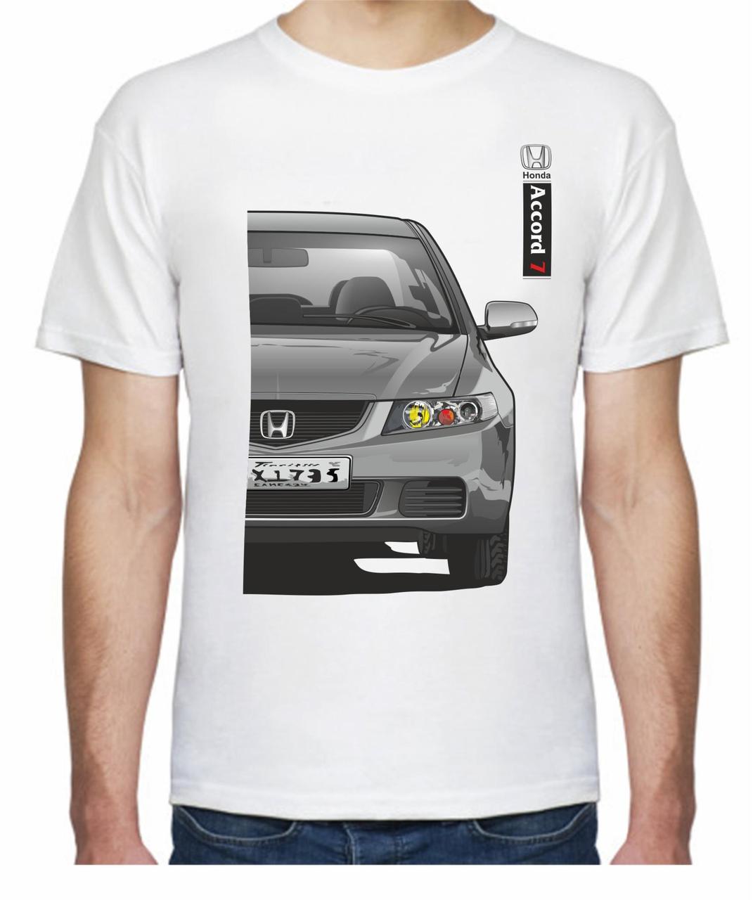 Футболка мужская Avtolife Honda Accord 7 F 105333 L Белый (2498725863) Футболка мужская Avtolife Honda Accord 7 F 105333 L Белый (2498725863)