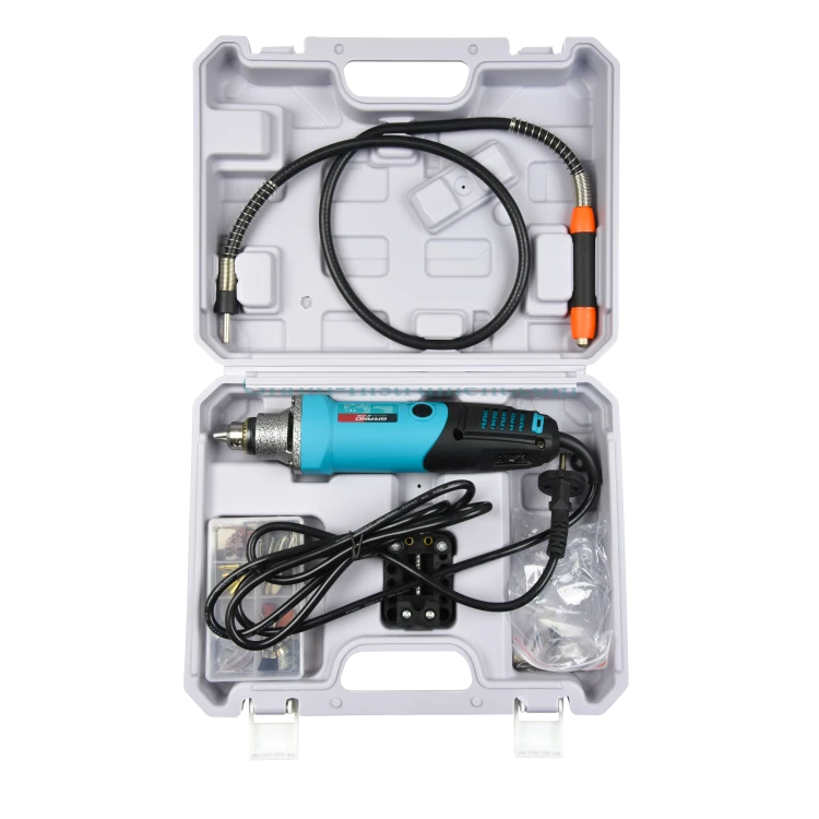 Дрель-гравер Grand ДГ-570М В кейсе с гибким валом