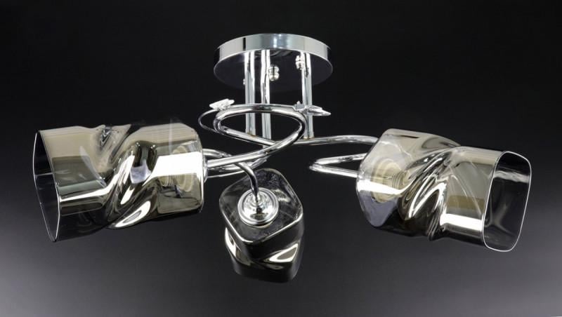 Люстра стельова на 3 лампочки 9339A/3-ch Хром (5-9339A/3-ch) Люстра стельова на 3 лампочки 9339A/3-ch Хром (5-9339A/3-ch)